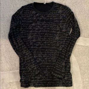 Lululemon “thankful” long sleeve